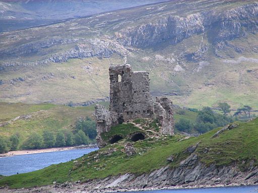 Ardvreck Castle, between Ullapool and Scourie on the A837